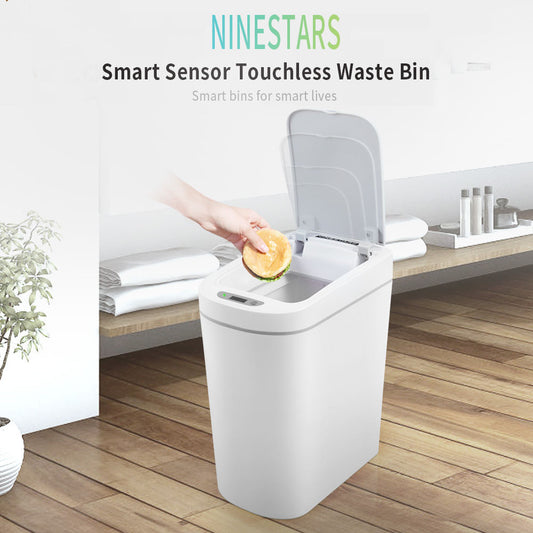 Waterproof smart sensor trash can