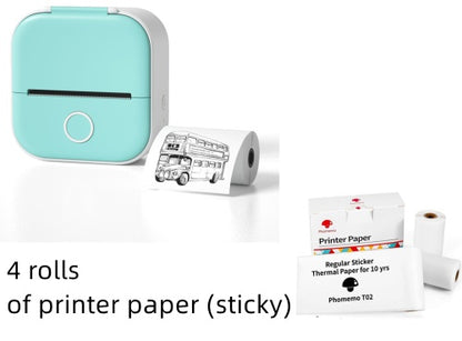 Portable Mini Thermal Label Printer Bluetooth-compatible