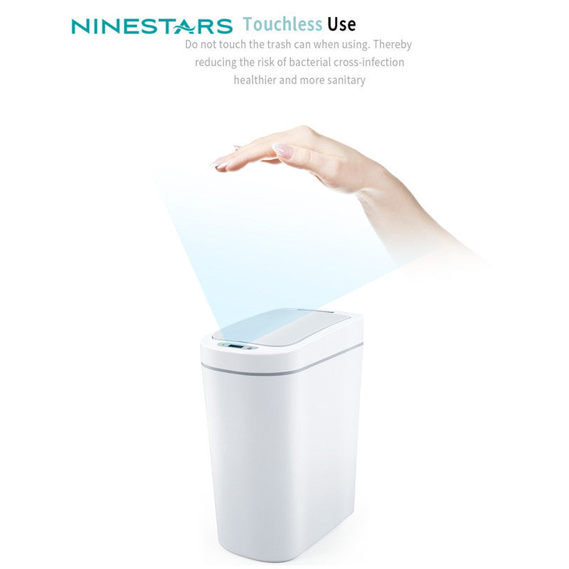 Waterproof smart sensor trash can