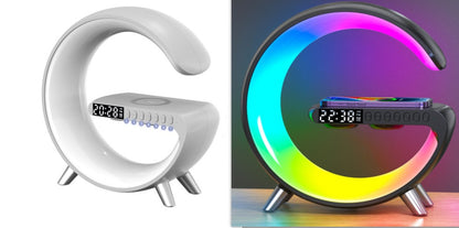 New Intelligent G Shaped LED Lamp Bluetooth Speaker