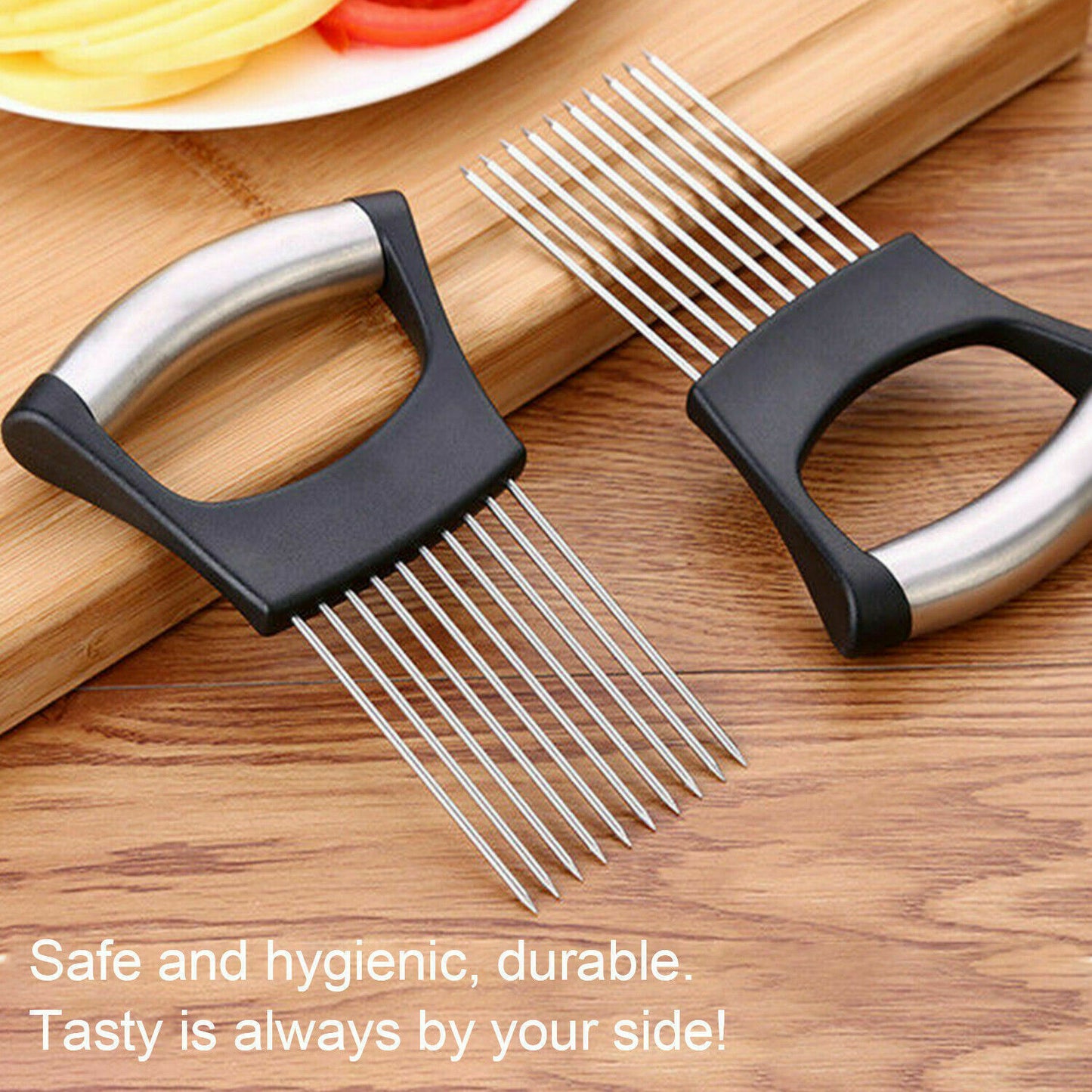 Stainless Steel Onion Holder Slicer