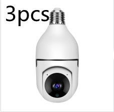 WiFi CAMERA 1080P Bulb 4X Zoom Camera E27 Home 5GWiFi Alarm Monitor